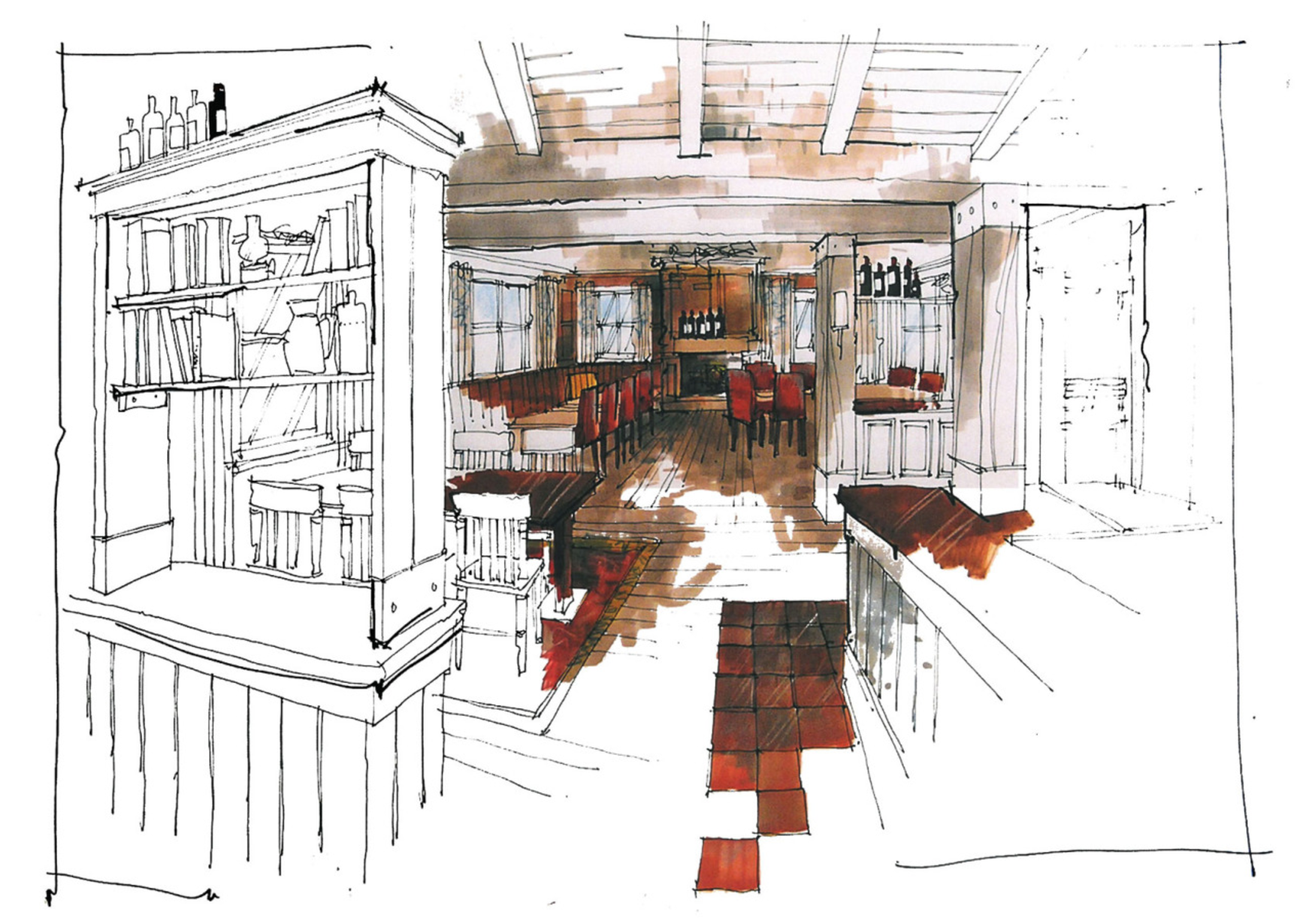 Interior Sketch Olga Kaminskaya